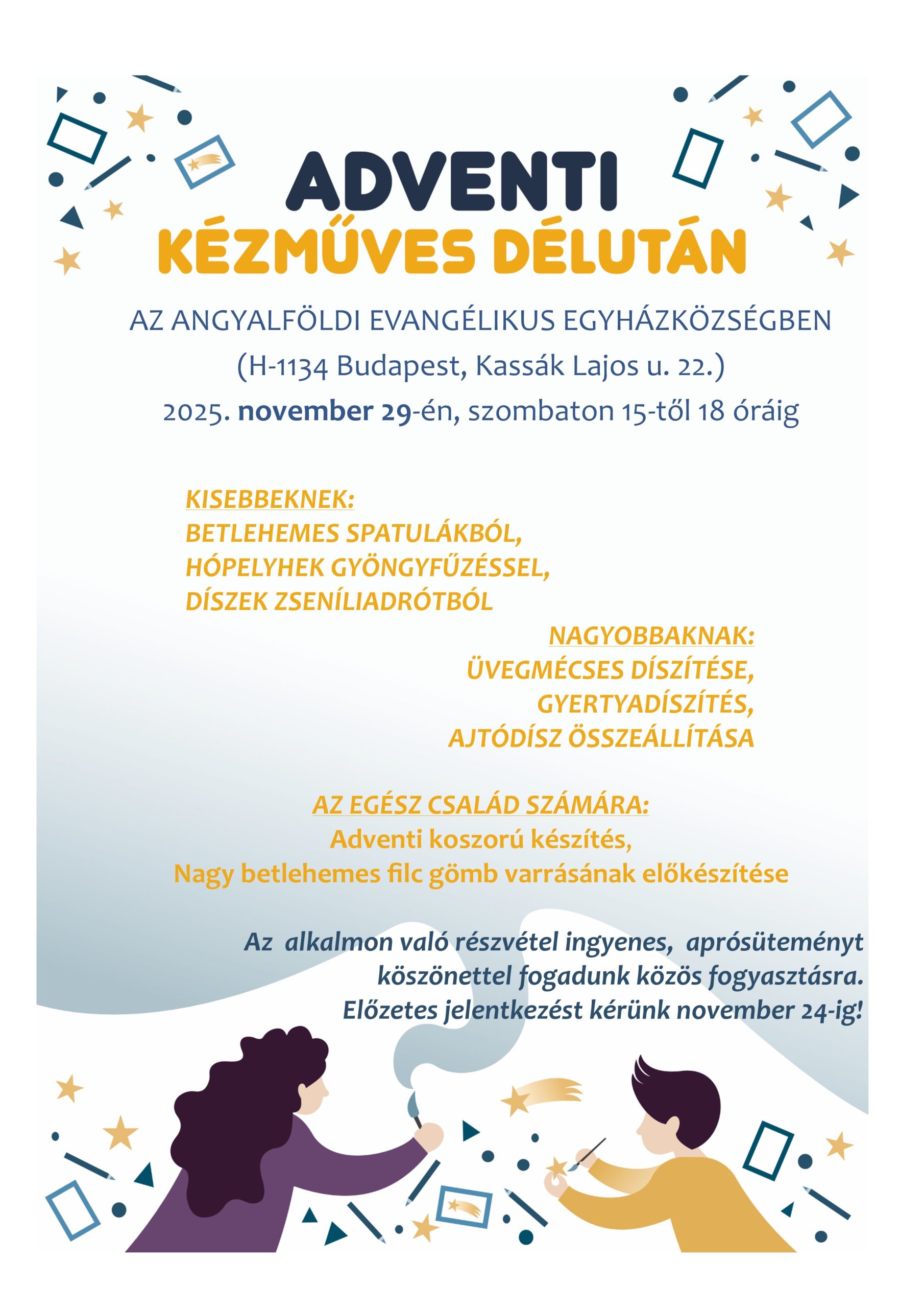 Read more about the article Adventi kézműves délután